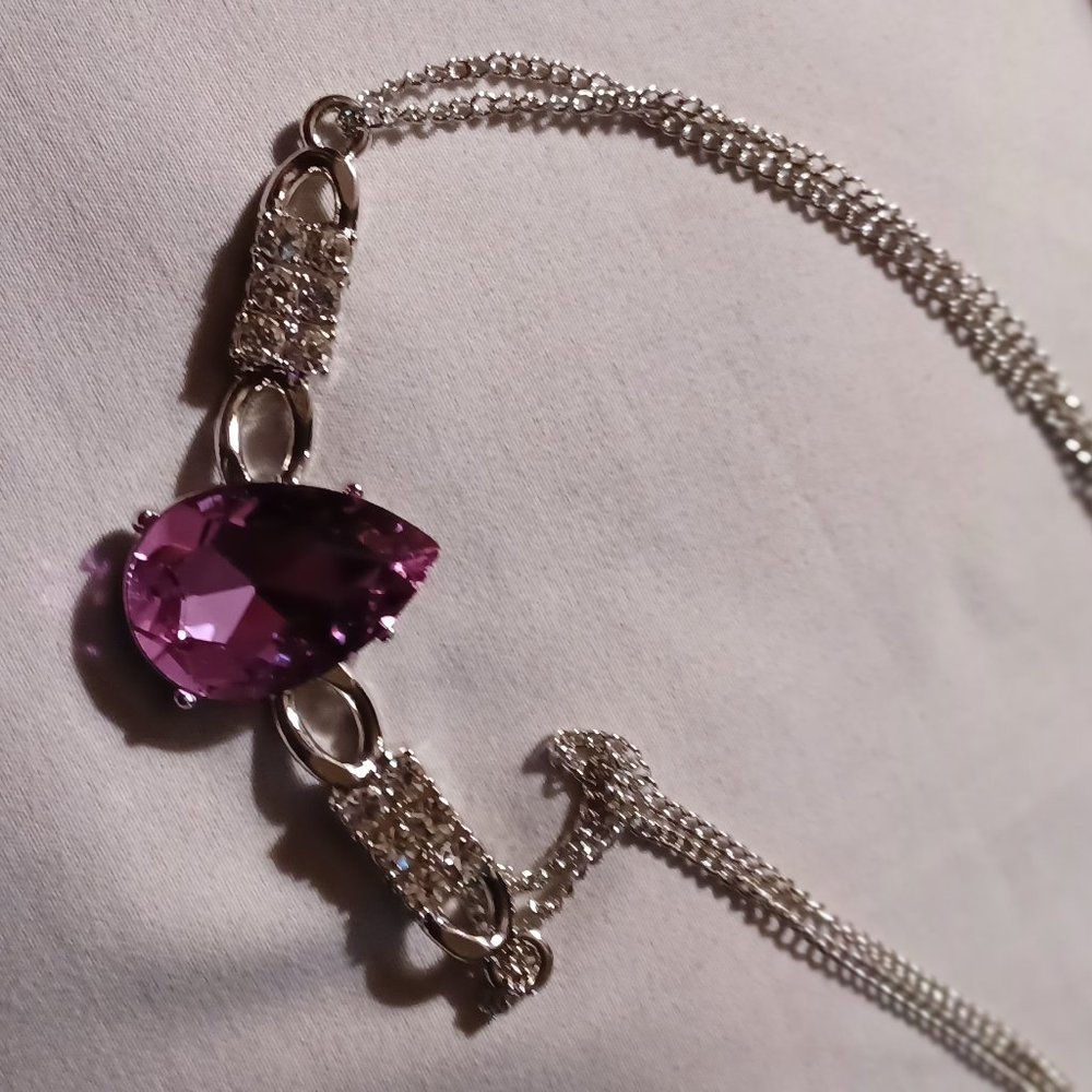 Purple necklace